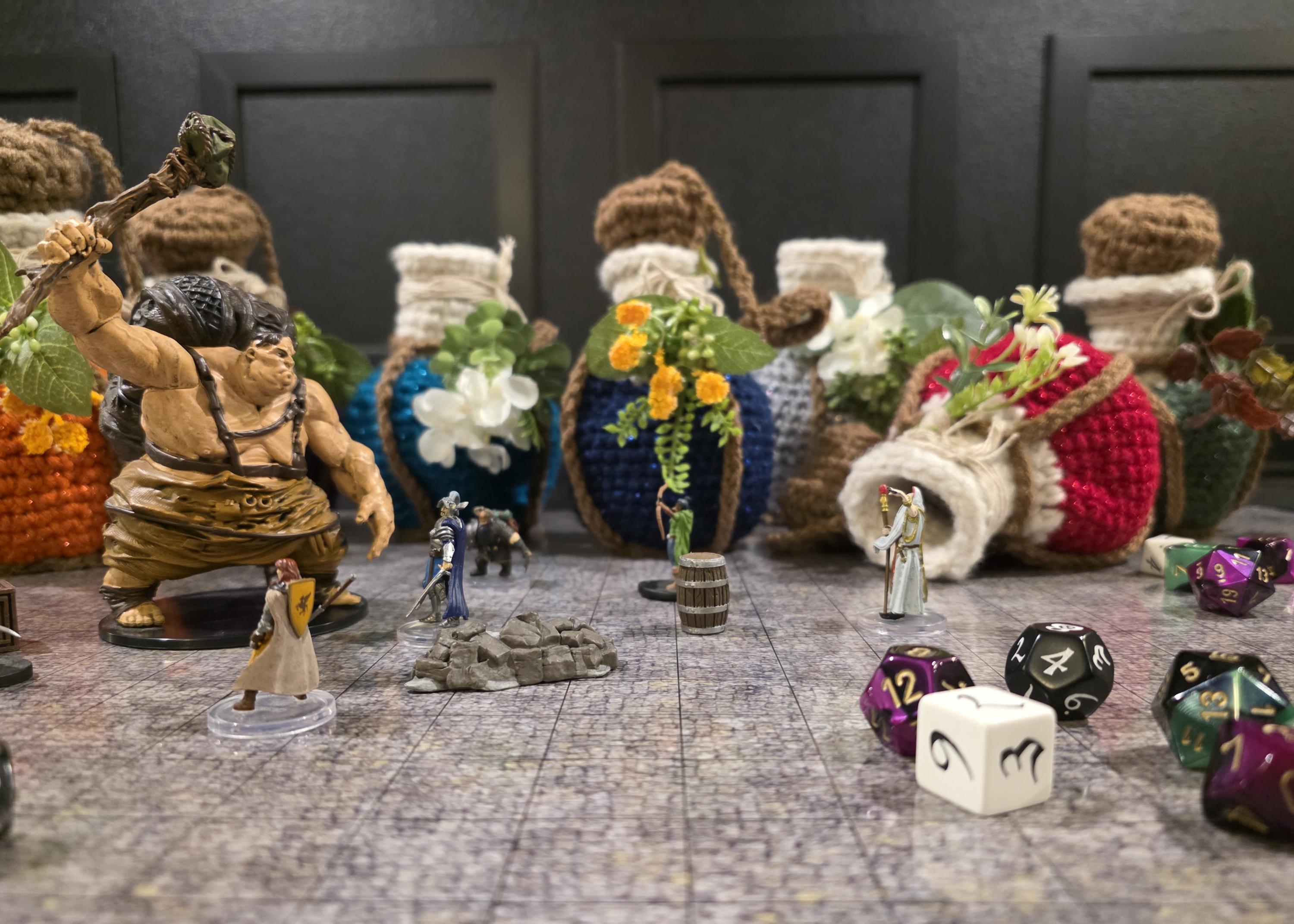 Dice Bags - Bumblebird and the Blue Bee