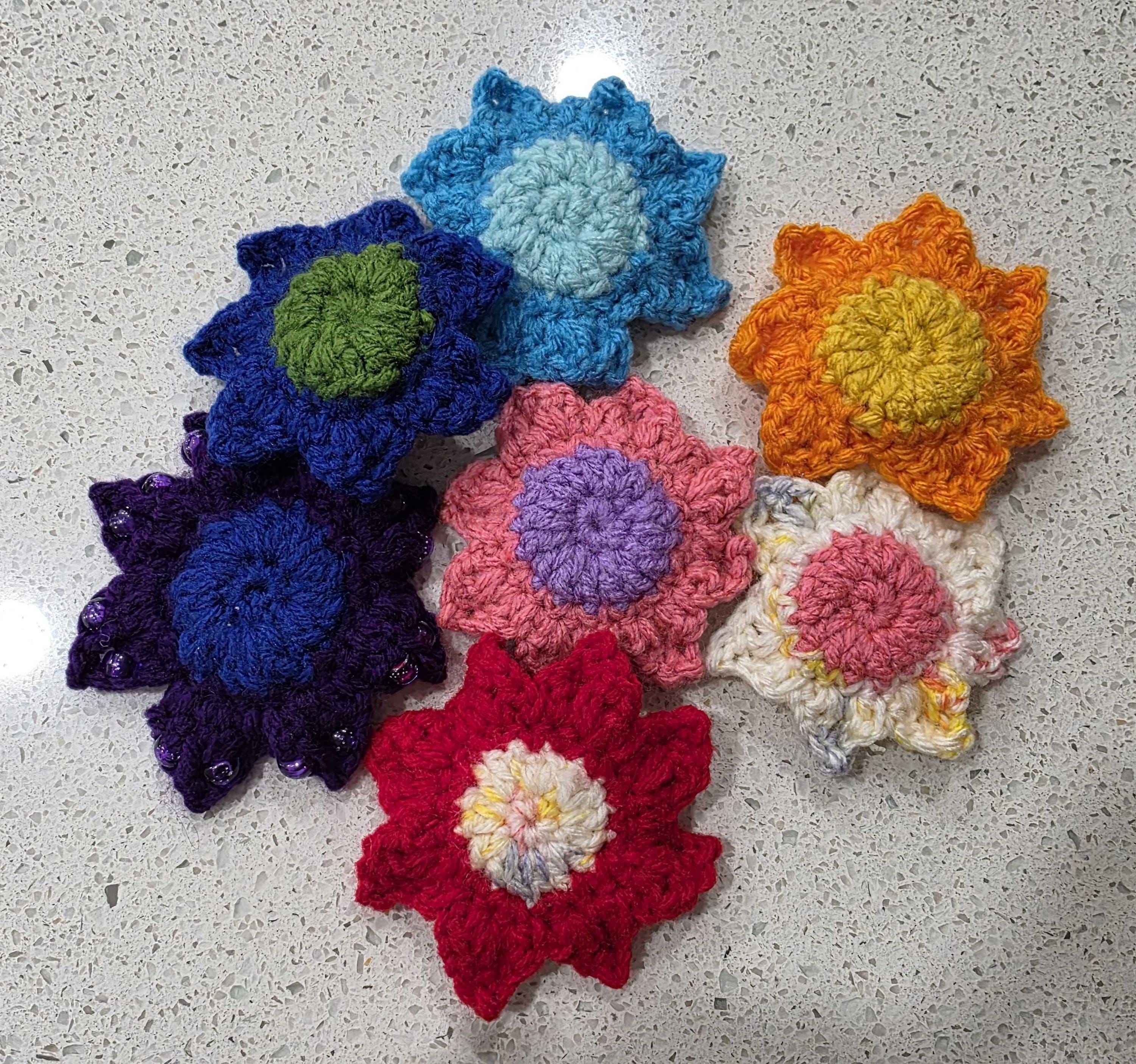 Spring Has Sprung! Sweet Crochet Daisies - Fidget/Sensory Toy