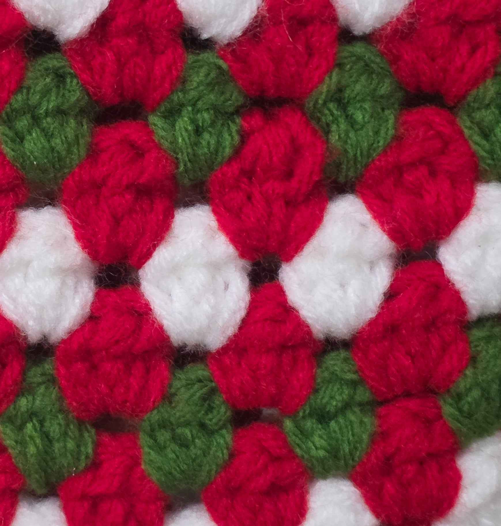 Crochet Granny Square Christmas Stockings - Holiday Fireplace & Mantle Decor