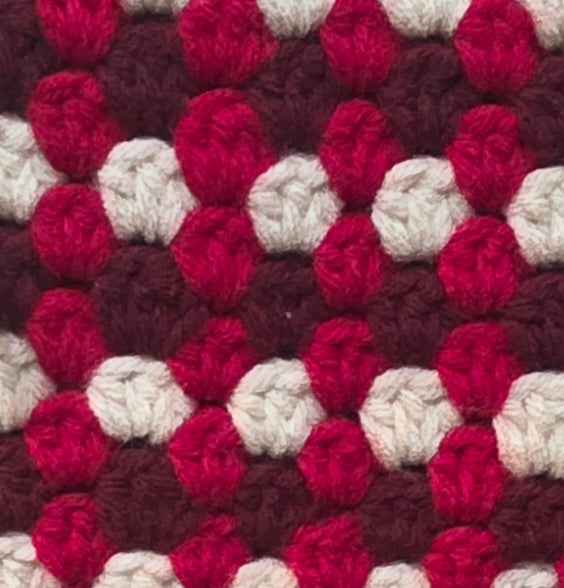 Crochet Granny Square Christmas Stockings - Holiday Fireplace & Mantle Decor