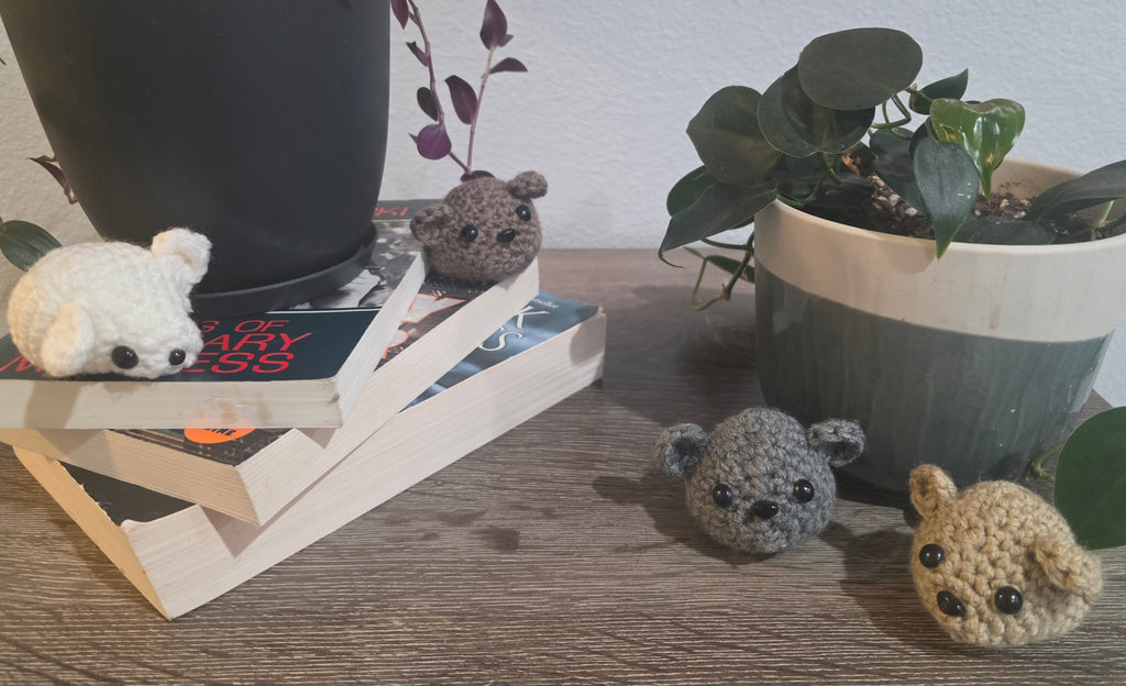 Crochet Cuties Small Crochet Mouse Plush - Adorable Handmade Toy