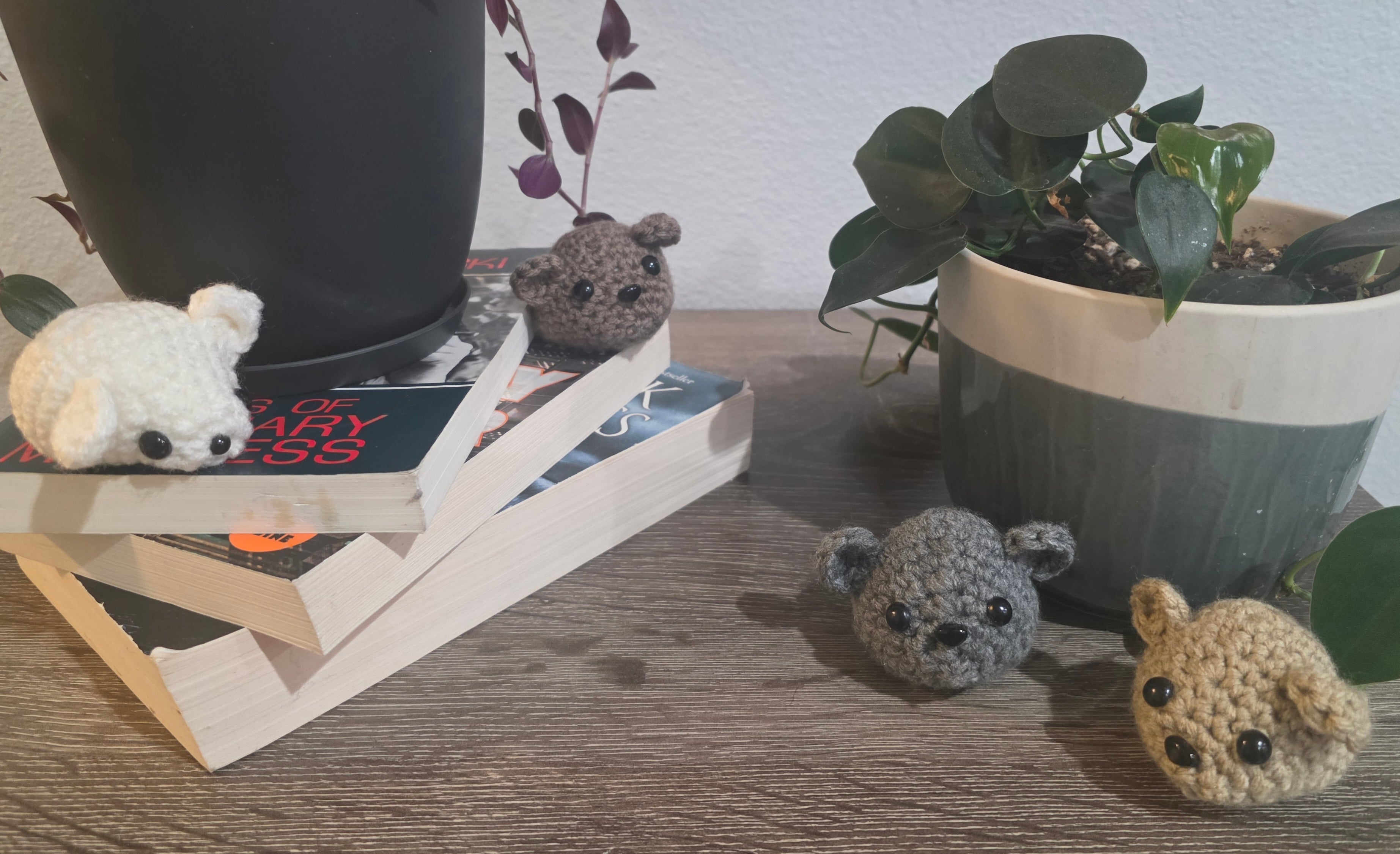 Crochet Cuties Small Crochet Mouse Plush - Adorable Handmade Toy