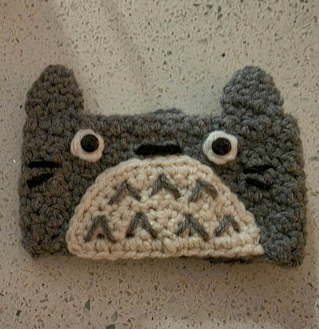 Totoro Crochet Coffee & Tea Mug Cozy Sleeve - Keep Coffee Hot, Not Your Hands!