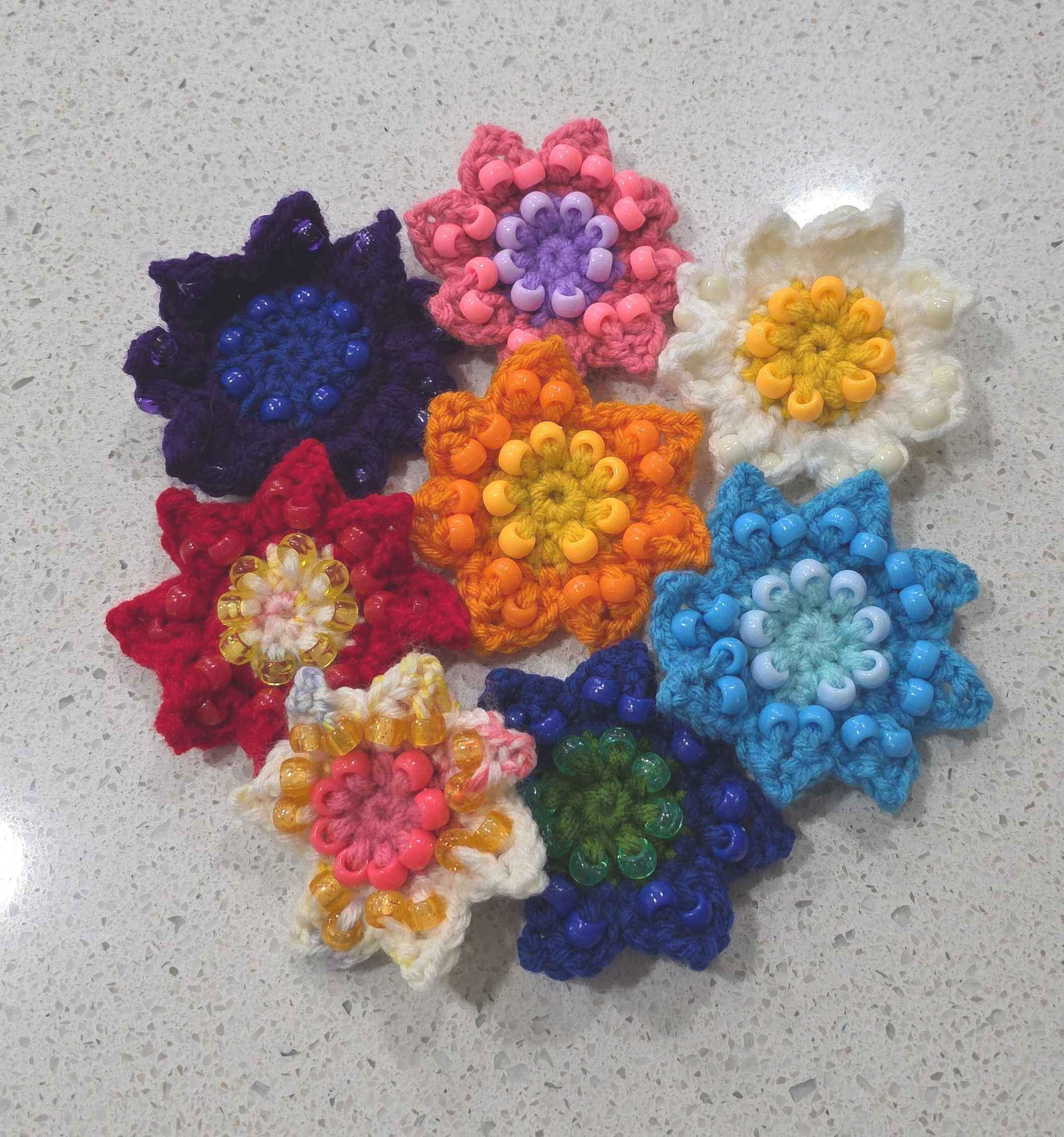 Spring Has Sprung! Sweet Crochet Daisies - Fidget/Sensory Toy