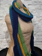 Boho Crochet Multi-Colored Scarves
