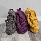 Crochet Backpack Purse - Textured Weave - Great Vibe