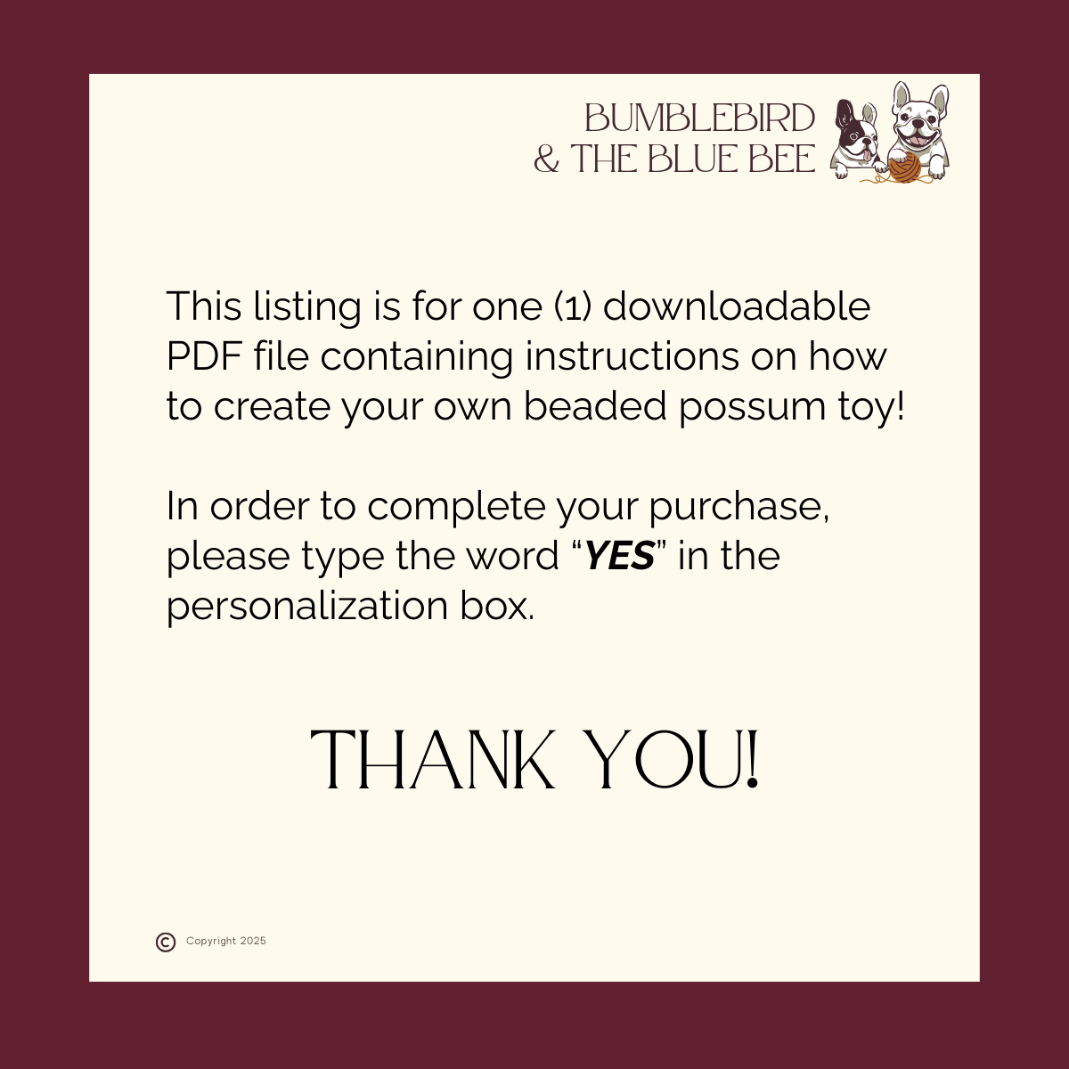 Crochet Beaded Possum Fidget and Sensory Toy - Easy/Beginner Level Amigurumi Pattern