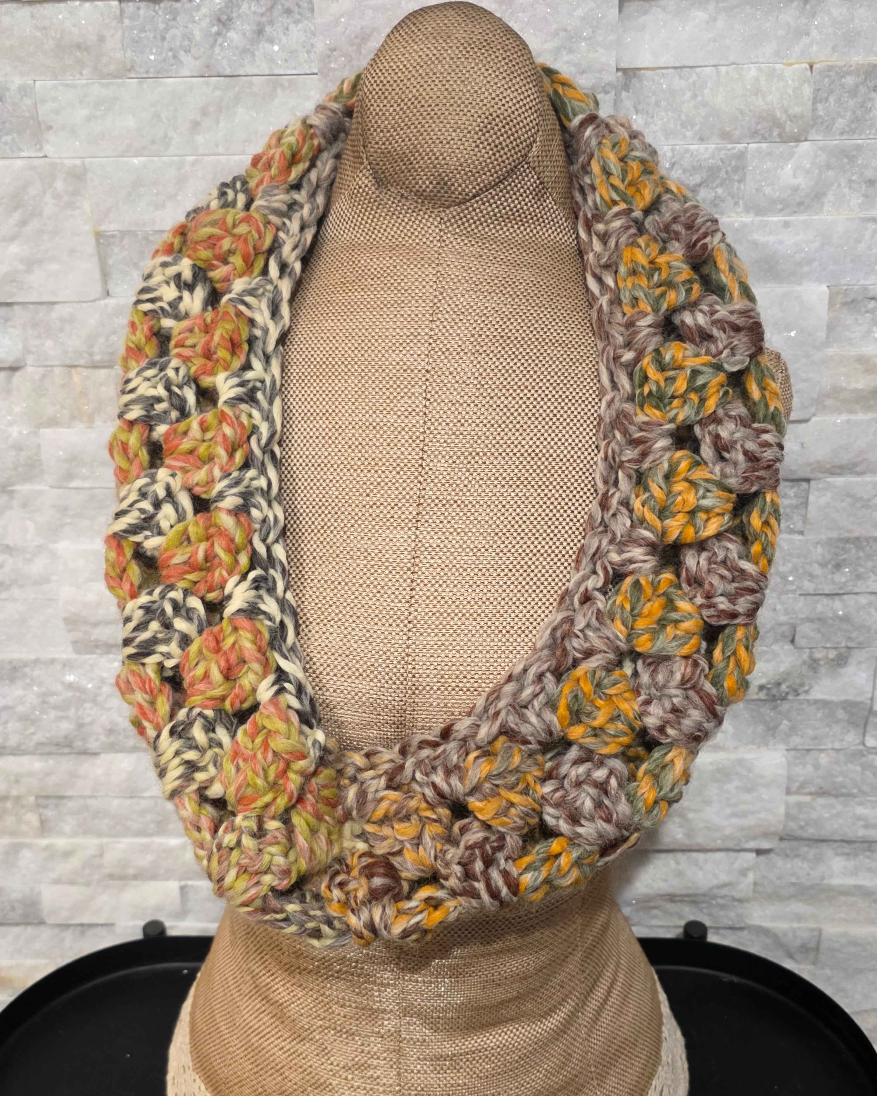 Soft & Snuggly Crochet Cowl - Thick Wool for Winter!