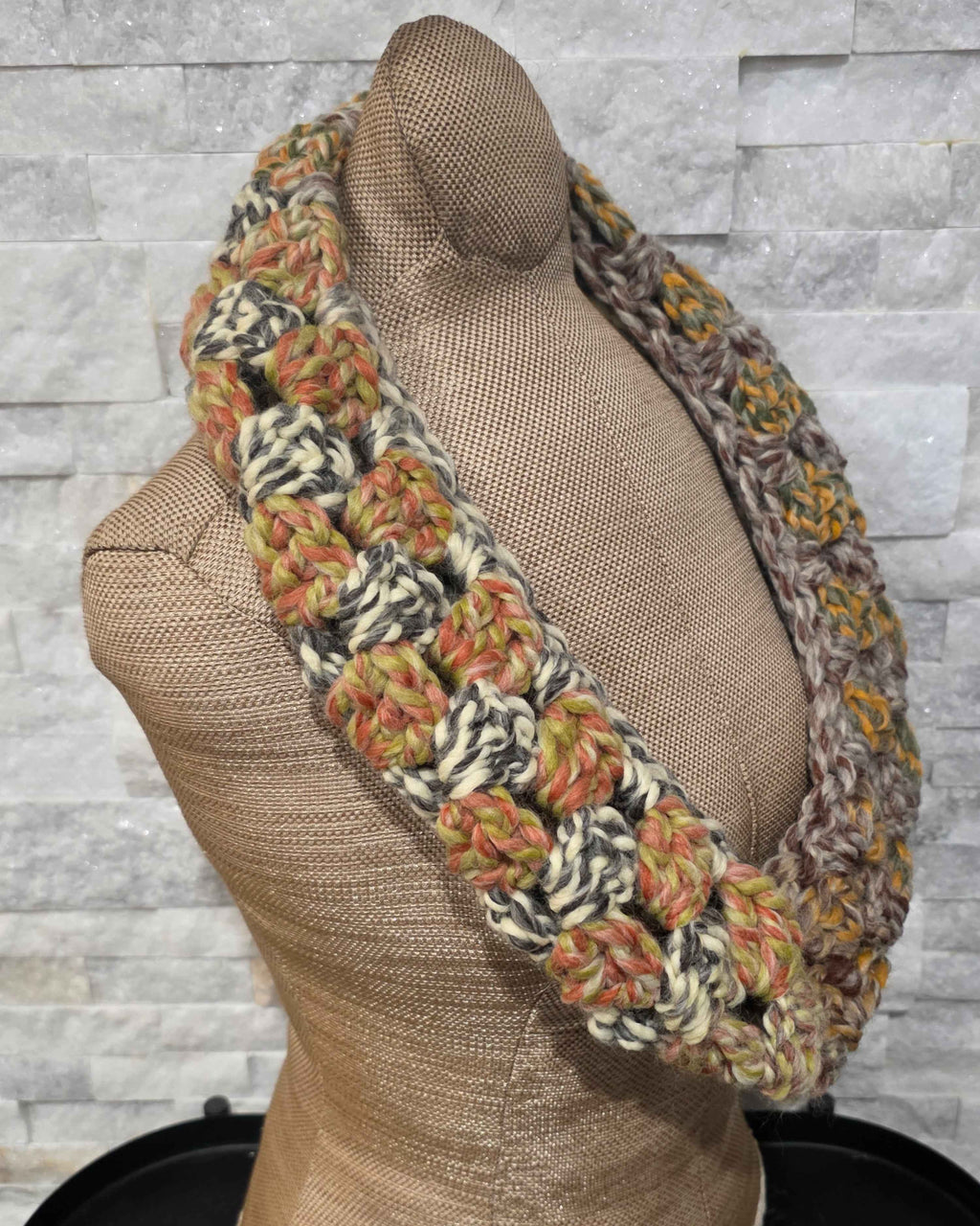 Soft & Snuggly Crochet Cowl - Thick Wool for Winter!