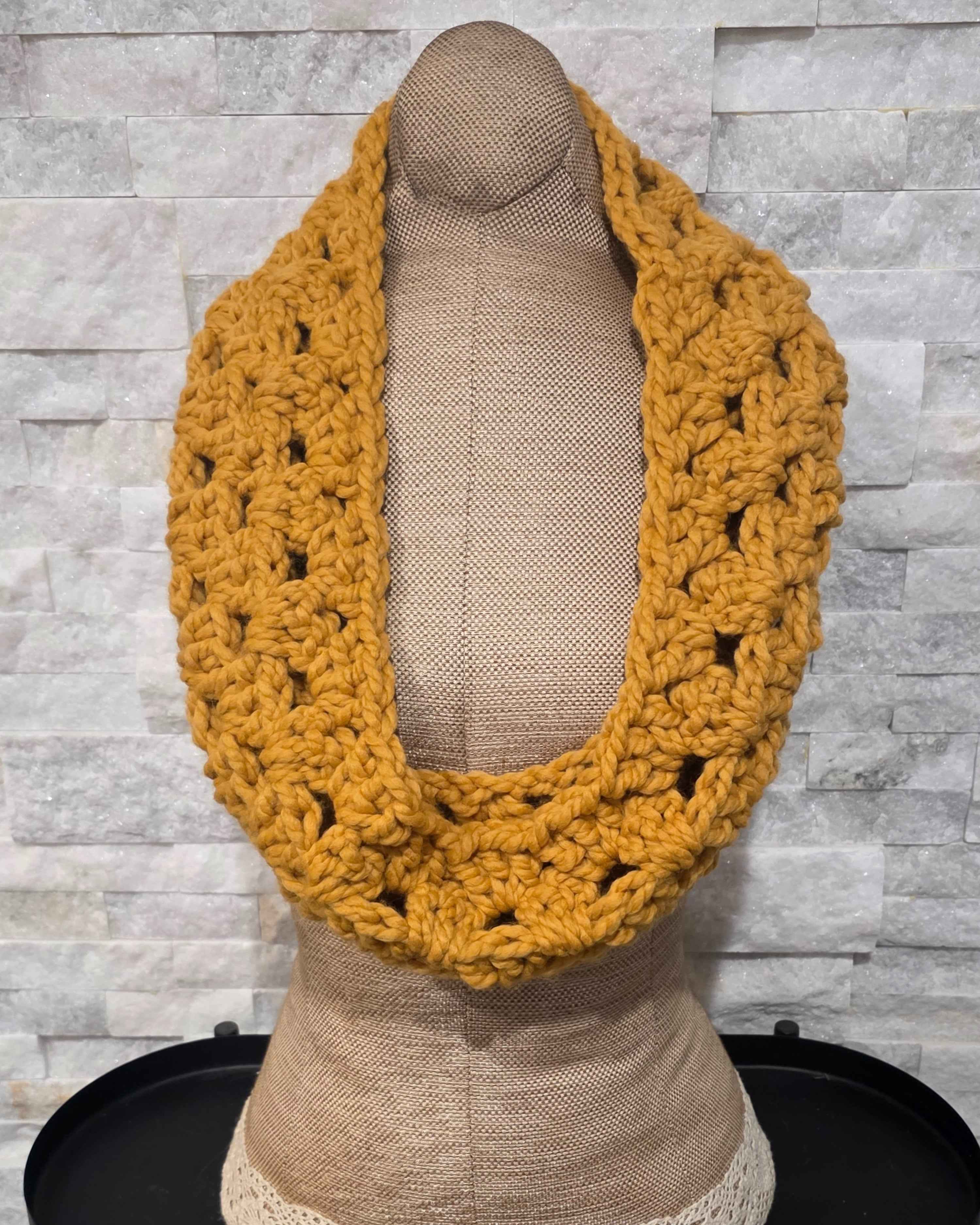 Soft & Snuggly Crochet Cowl - Thick Wool for Winter!