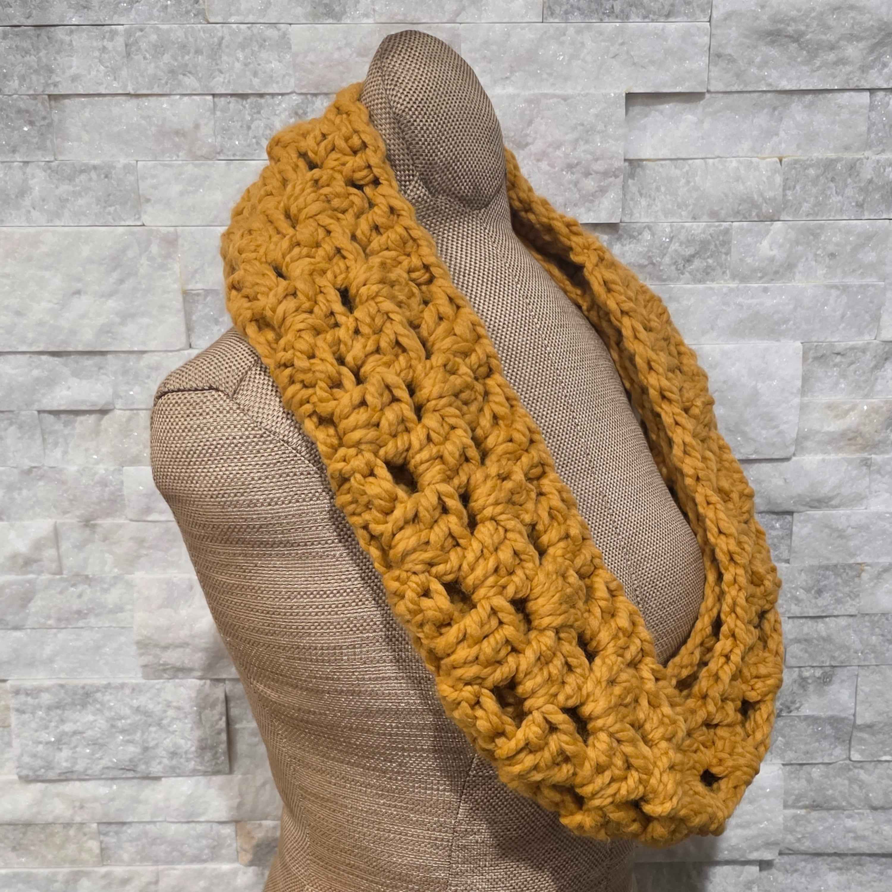 Soft & Snuggly Crochet Cowl - Thick Wool for Winter!