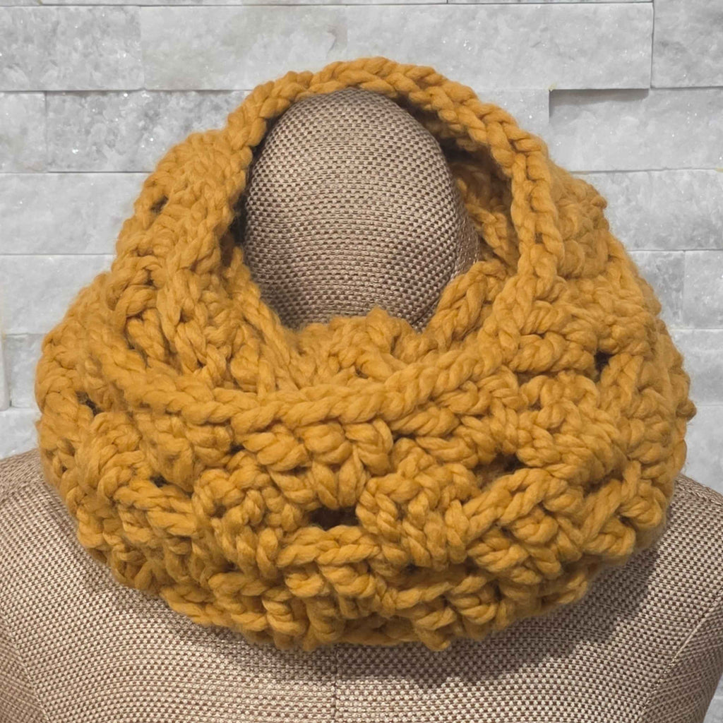 Soft & Snuggly Crochet Cowl - Thick Wool for Winter!
