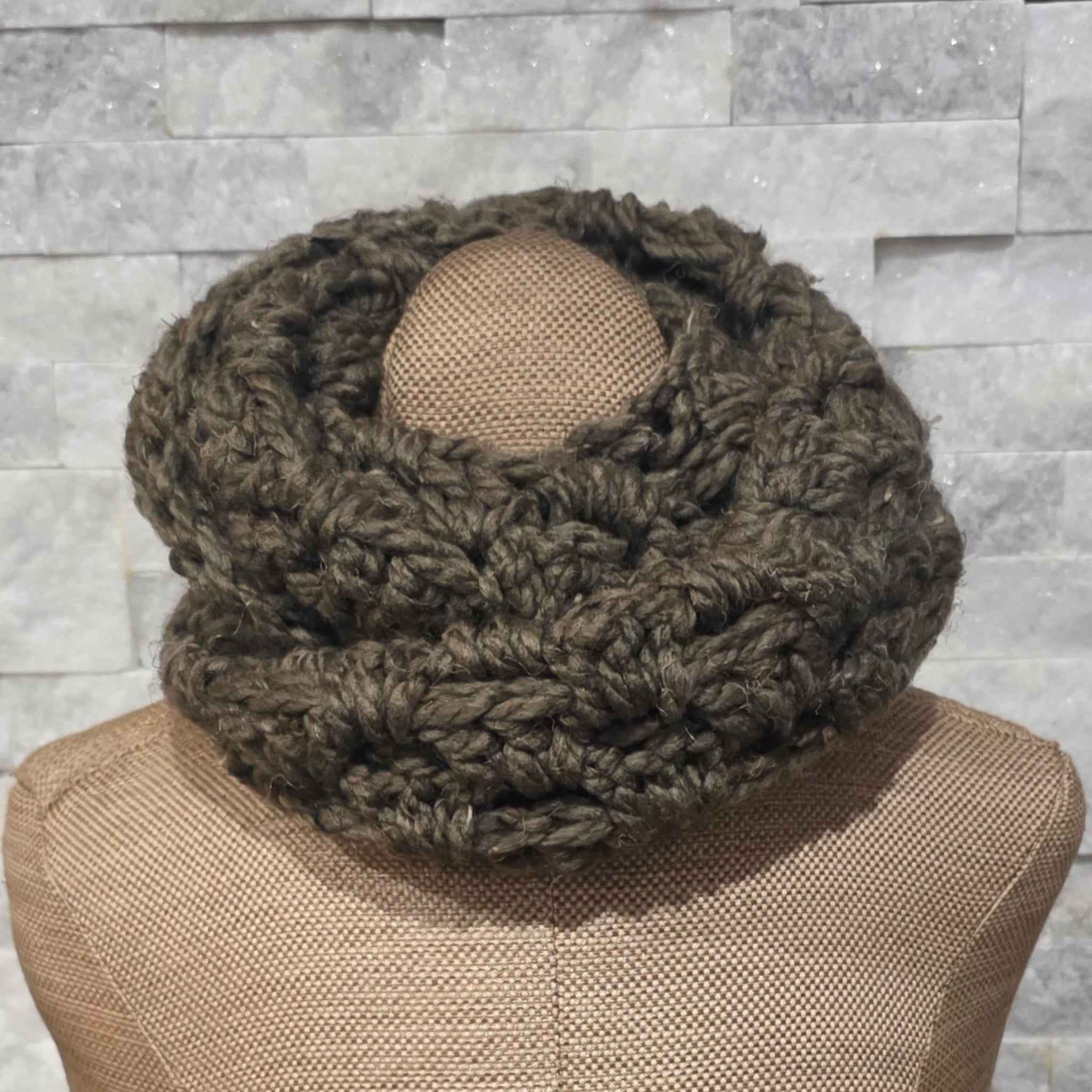 Soft & Snuggly Crochet Cowl - Thick Wool for Winter!