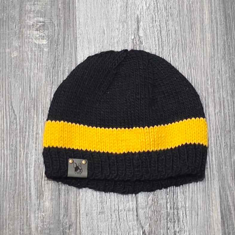 Kids Winter Beanie Hat - Warm Woolen Hat With Stripe