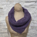 Sweet, Deep Lilac Purple Triangle Scarf/Wrap