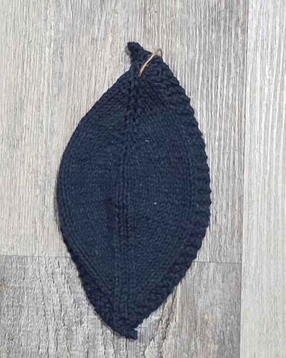 Cotton Washcloths & Dish Towels - Leaf Pattern