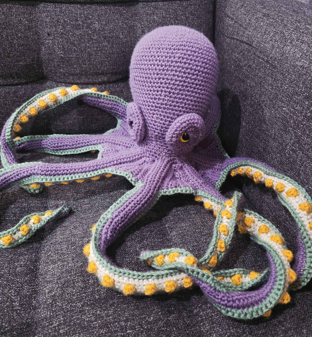 Extra Large Stuffed Crochet Octopus - Harry & Larry - Buy One or Both!